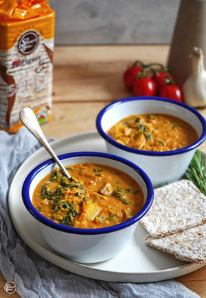 COCONUT RED LENTIL CURRY IS HERE TO DOMINATE SOUP SEASON