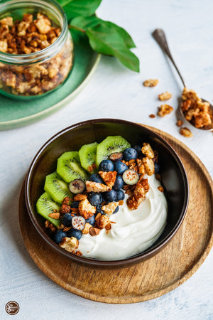 Eat for the Planet this Earth Day: Vegan Yoghurt Breakfast Bowl With Scrumptious Maple Almond Smartbite Granola