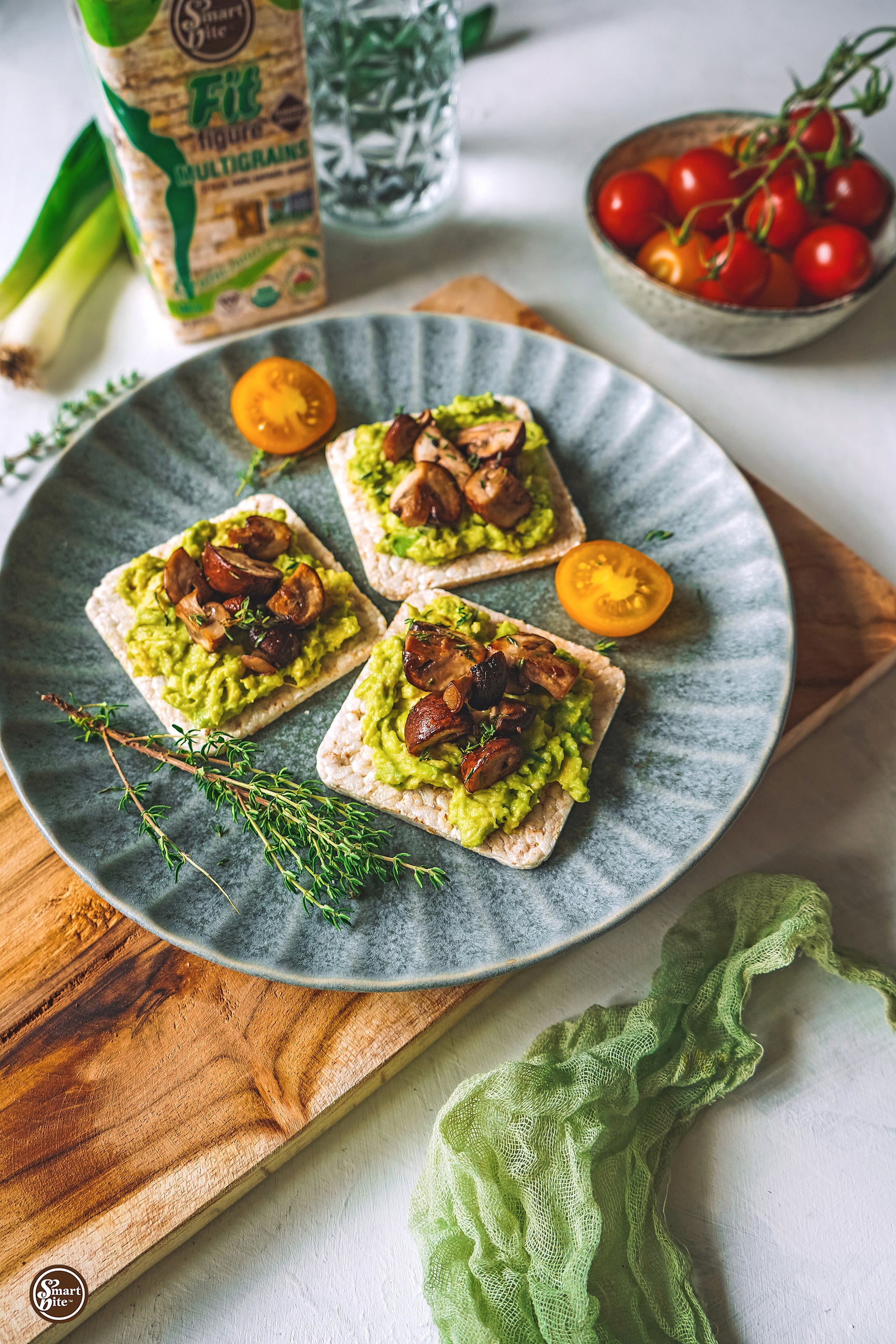 THIS BUTTERY + ZESTY AVO SHROOM “TOAST” IS (Y)OUR NEW BRUNCH CLASSIC